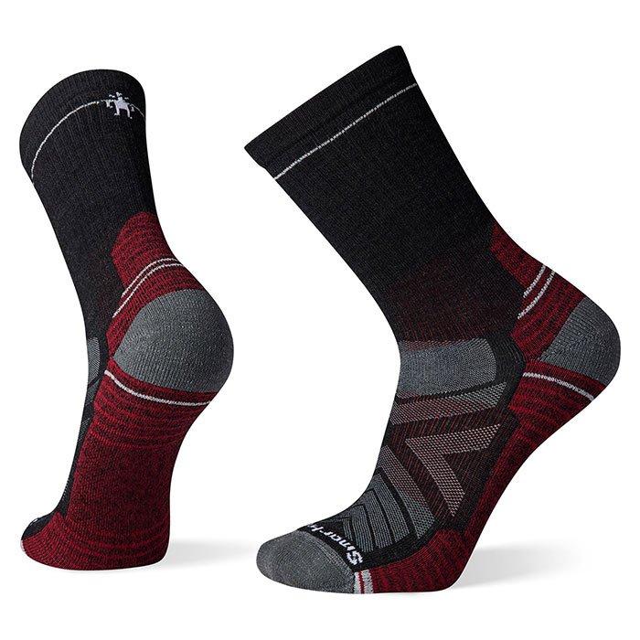 Smartwool | Men's Hike Light Cushion Crew Socks, Charcoal, Size Medium