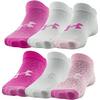 Junior Girls   7-16  Essential No-Show Sock  6 Pack 