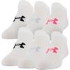 Junior Girls   7-16  Essential No-Show Sock  6 Pack 