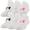White | Junior Girls' [7-16] Essential No-Show Sock (6 Pack)