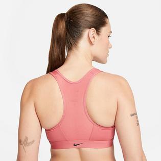 Nike Women's Dri-FIT&reg; Swoosh Zip-Front Sports Bra