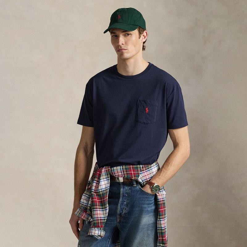 Polo Ralph Lauren T-shirt &agrave; coupe classique Pocket pour hommes