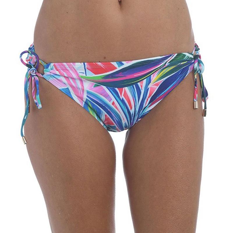 La Blanca Bas de bikini Palm Opulence Tie Hipster pour femmes