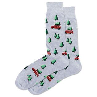 Hot Sox Men's Christmas Tree Car Sock