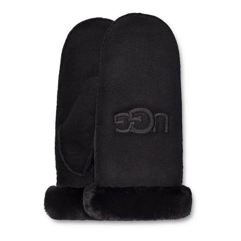 UGG Women's Shearling Embroidered Mitten