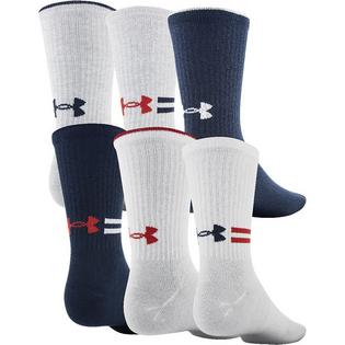 Under Armour Unisex Essential Crew Sock (6 Pack)