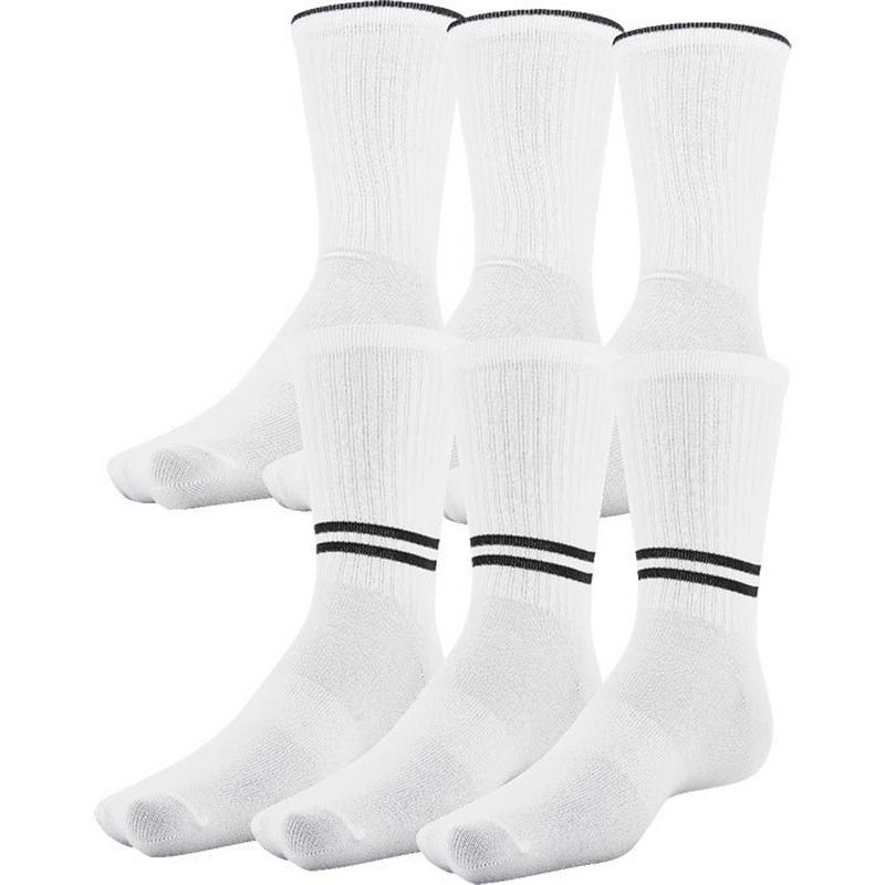 Under Armour Chaussettes mi-mollet Essential unisexe (paquet de 6)