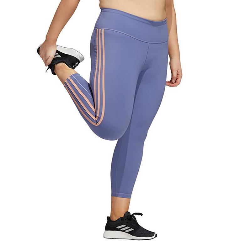 adidas Women's Believe This 3-Stripes 7/8 Tight (Plus Size)