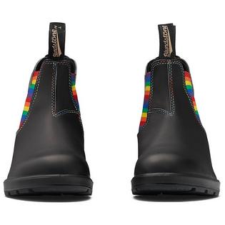 Blundstone #2105 Original Boot in Black with Rainbow Elastic