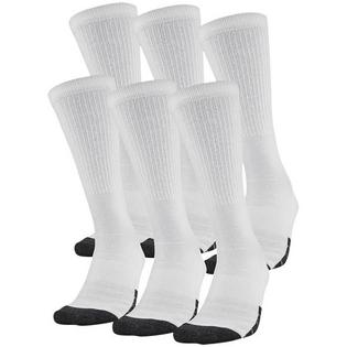 Under Armour Chaussettes Performance Tech Crew pour juniors [7-16] (paquet de 6)