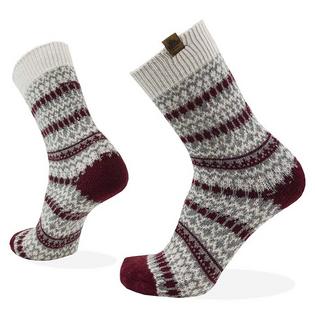 Chaussettes en tricot jacquard pour femmes (paquet de 2)