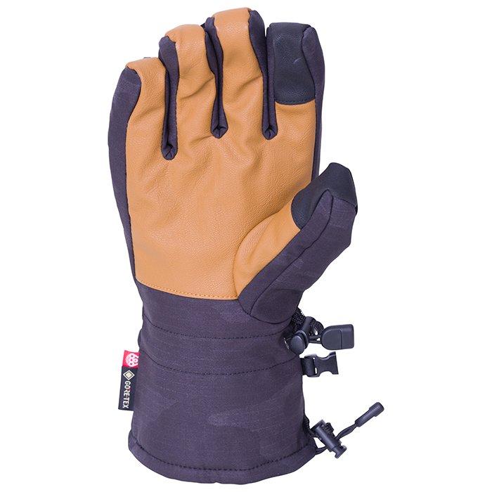 686 Enterprises | Men's GORE-TEX Linear Gloves, Grey, Size Small