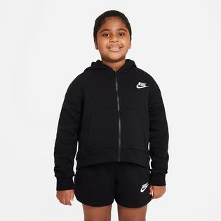 Nike Junior Girls' [7-16] Sportswear Club Fleece Full-Zip Hoodie