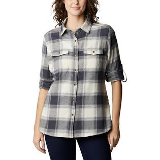 Chemise en flanelle extensible Pine Street pour femmes