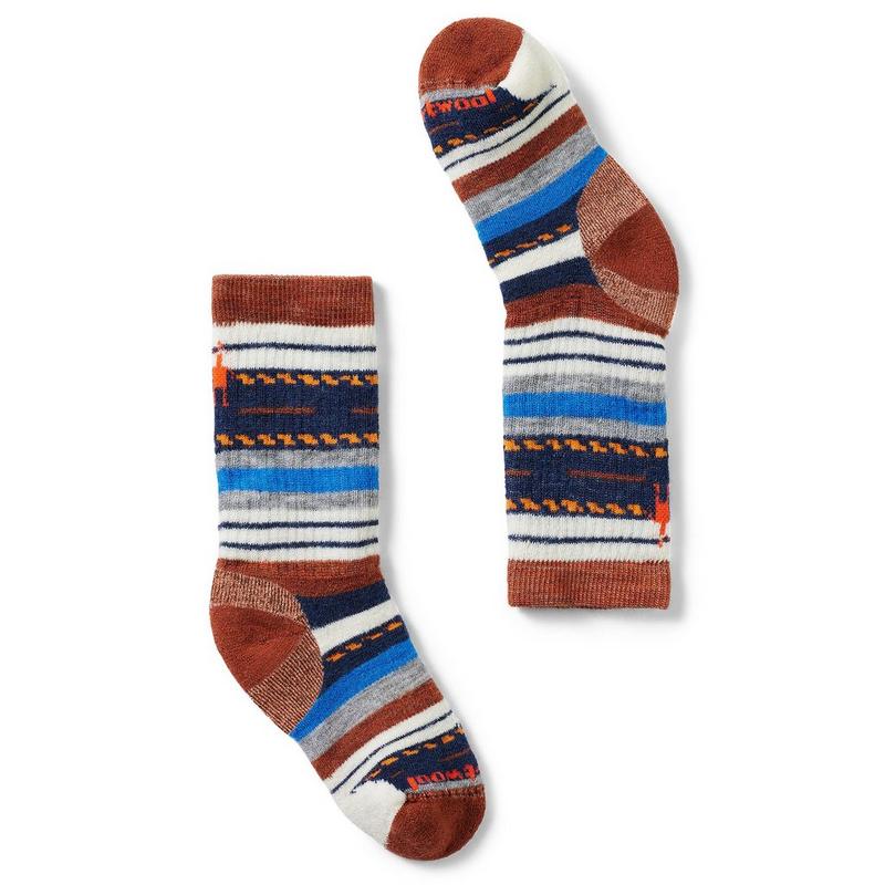 Smartwool Chaussettes de randonn&eacute;e mi-mollet &agrave; amorti int&eacute;gral Margarita pour enfants