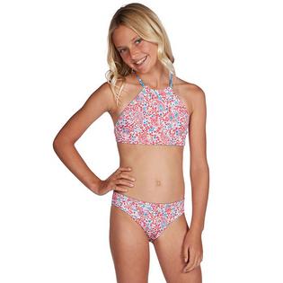 Billabong Bikini deux pi&egrave;ces r&eacute;versible Ready For Fun pour filles juniors [7-14]