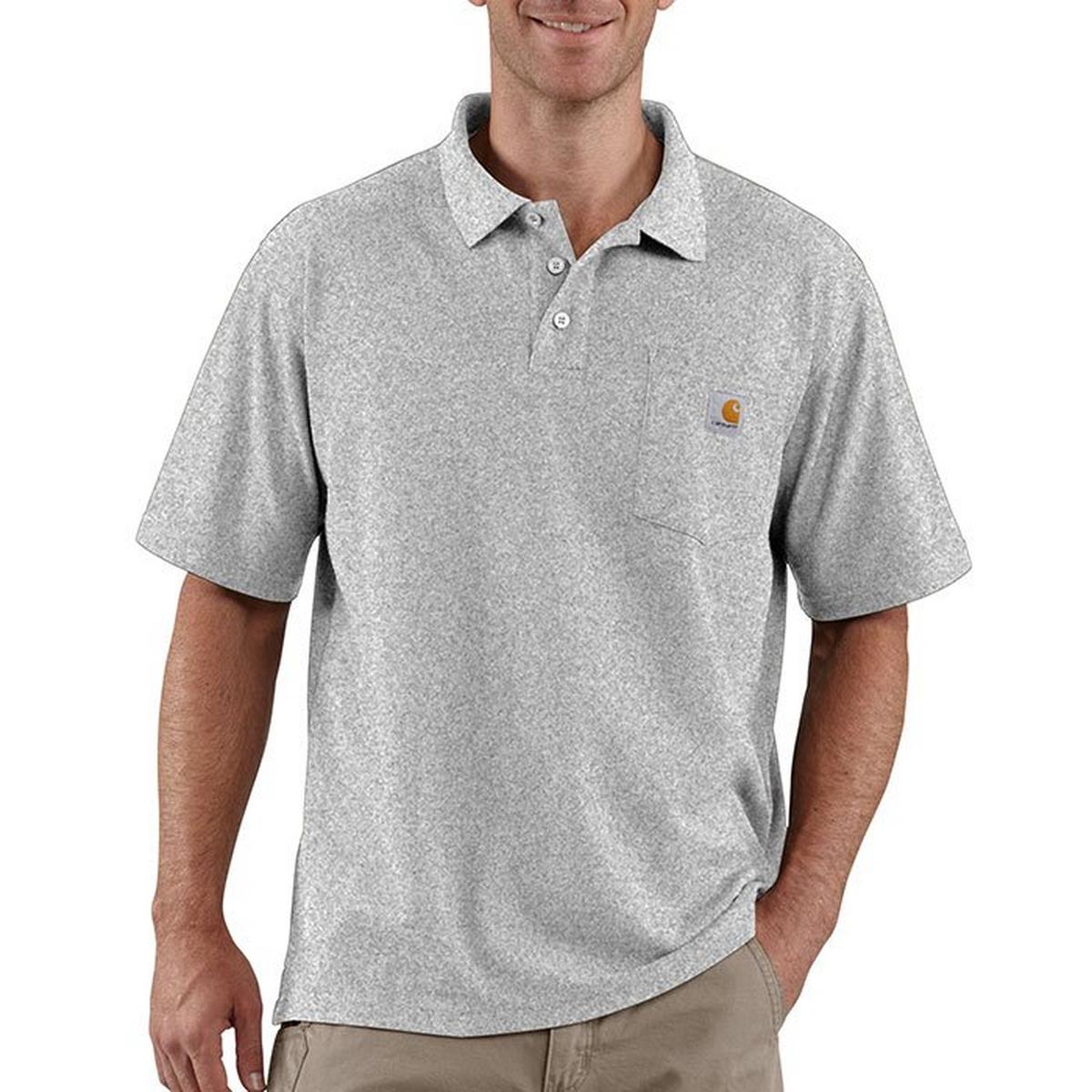 Men's Loose Fit Midweight Pocket Polo