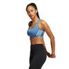 Women s Power React Training Medium Support 3-Stripes Sports Bra