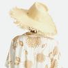 Chapeau Jo Straw Frayed Rancher pour femmes