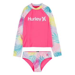 Hurley Ensemble dermoprotecteur UPF deux pi&egrave;ces pour filles juniors [7-16]