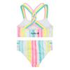 Bikini deux pi ces   sangles tress es pour filles  4-6X 