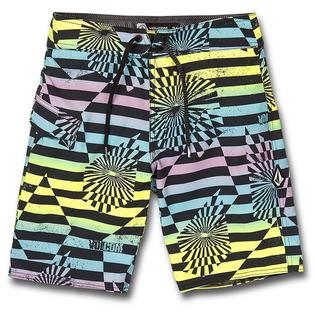 Volcom Junior Boys' [8-16] Mod-Tech Stone Stripe Boardshort