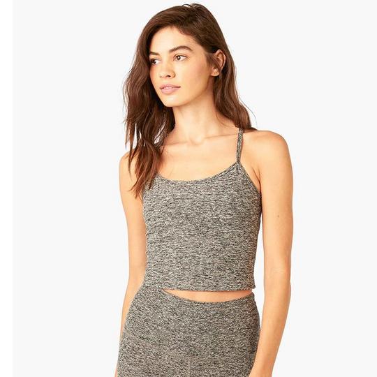 Beyond Yoga Camisole courte Spacedye Slim   dos nageur pour femmes