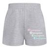 Short Stack Script en tissu bouclette pour filles juniors  7-16 