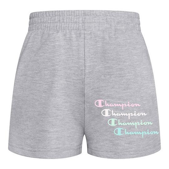 Champion Short Stack Script en tissu bouclette pour filles juniors  7-16 