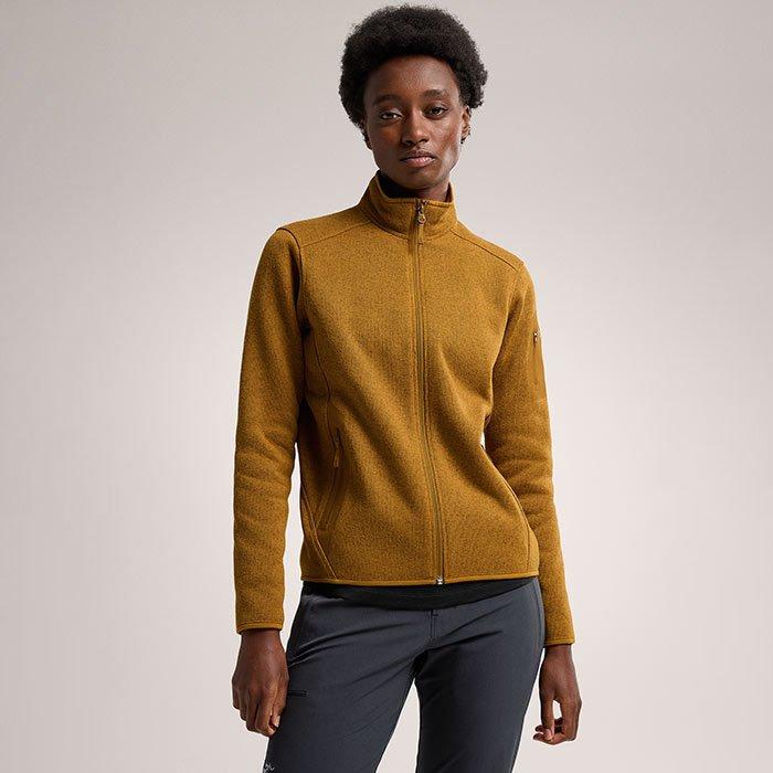 Veste Arc'teryx Cardigan Couvert 1/2 Zip Polaire Orange - Femme Taille M