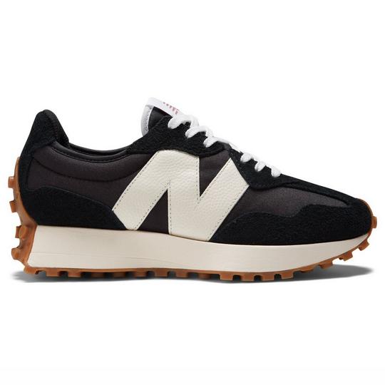 New Balance 327 Black White Gum Women s