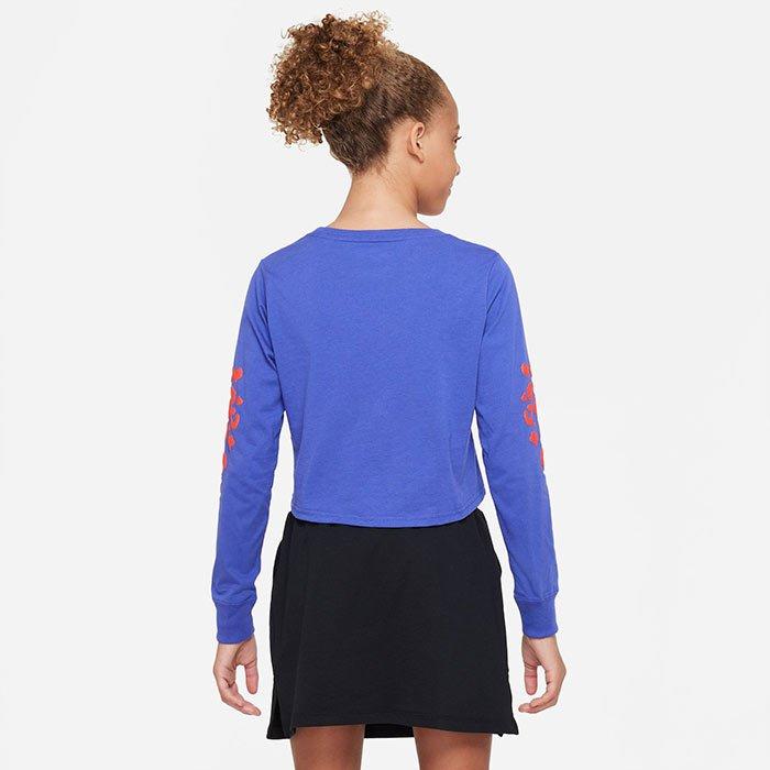 Junior Girls' [7-16] Sportswear Long Sleeve Cropped T-Shirt