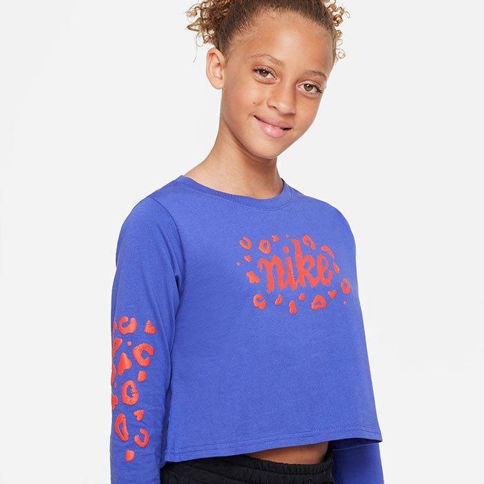 Junior Girls' [7-16] Sportswear Long Sleeve Cropped T-Shirt