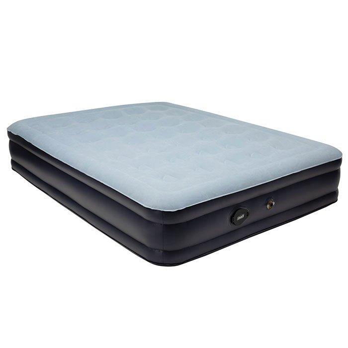 Coleman double high queen air bed best sale