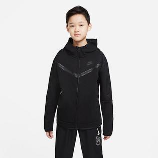 Chandail à capuchon et à glissière Sportswear Tech en polaire pour garçons juniors [8-16]