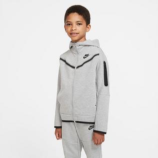 Chandail à capuchon et à glissière Sportswear Tech en polaire pour garçons juniors [8-16]