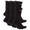 Unisex Everyday Plush Cushioned Crew Sock  6 Pack 