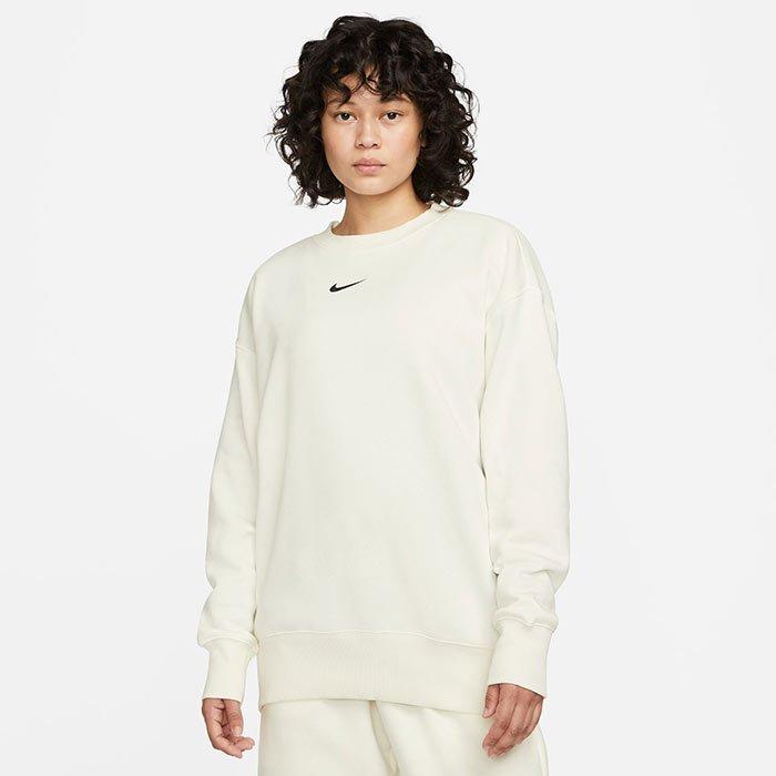 Crew Neck Nike Oversize Sweatshirt Creme Nike Sportswear