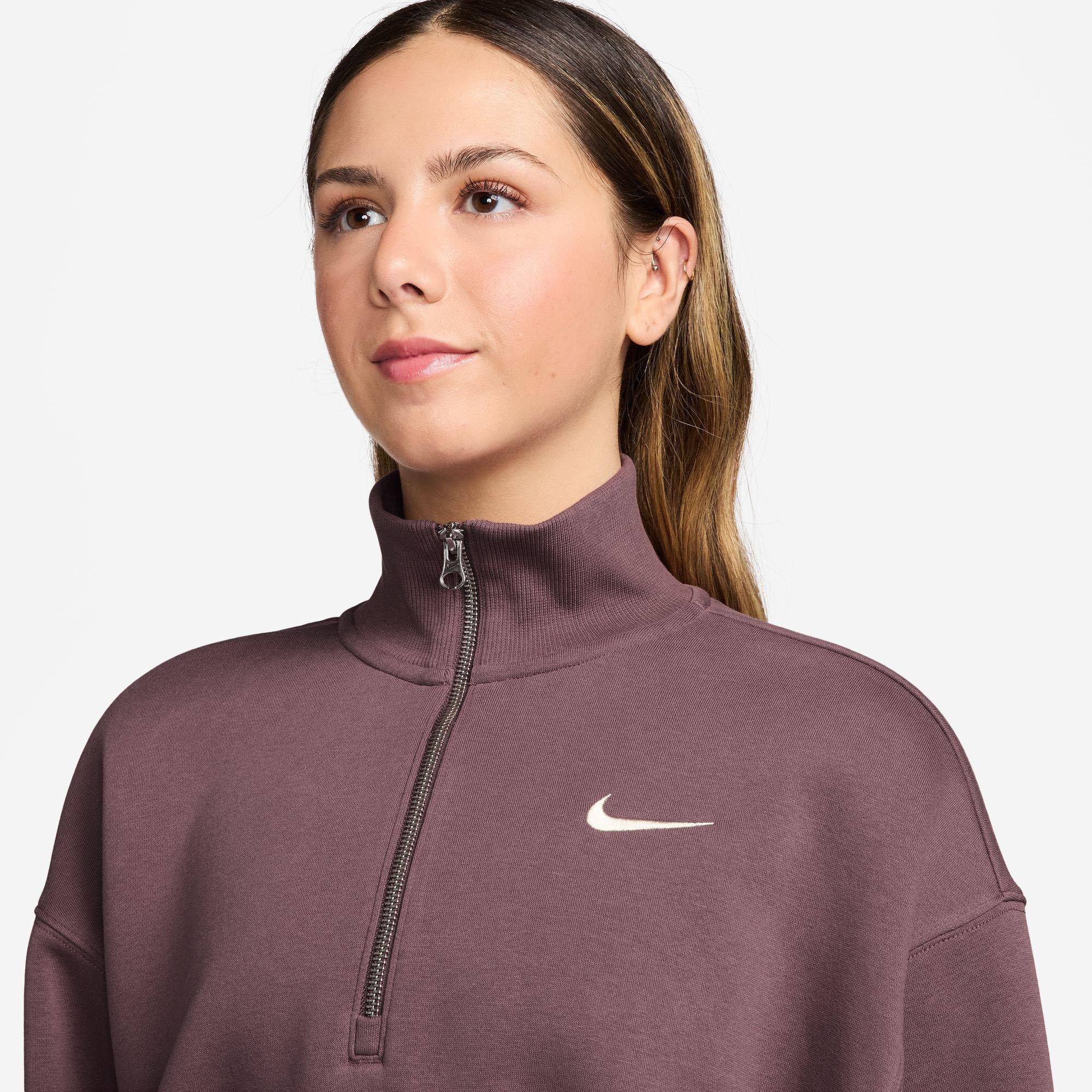 JOURS+ Box Slit Pullover（完売品）ショート丈 Women's Sportswear Phoenix Fleece 1/2-Zip Oversized Crop
