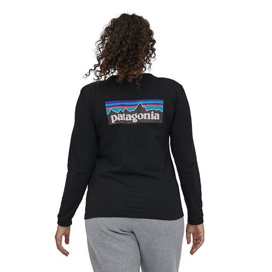 Women s P 6 Logo Responsibili Tee Long Sleeve T Shirt Patagonia Sporting Life Online