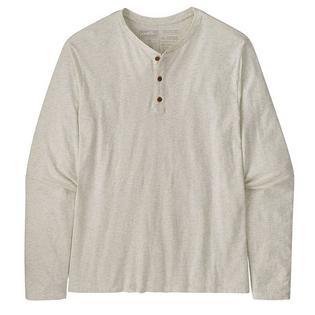 Chandail à manches longues Henley en coton certifié biologique régénérateur pour hommes