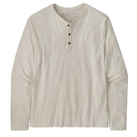 Patagonia Chandail   manches longues Henley en coton certifi  biologique r g n rateur pour hommes