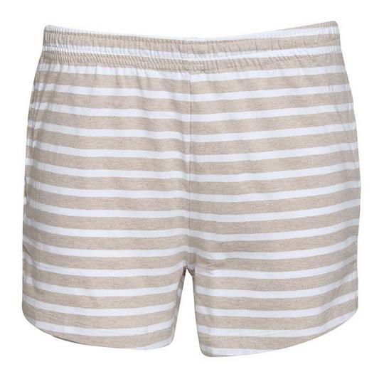 Short Pull-On Striped pour femmes