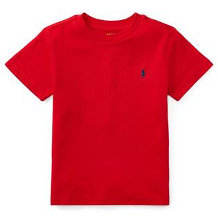 T-shirt à col ras du cou en jersey de coton pour garçons [5-7]
