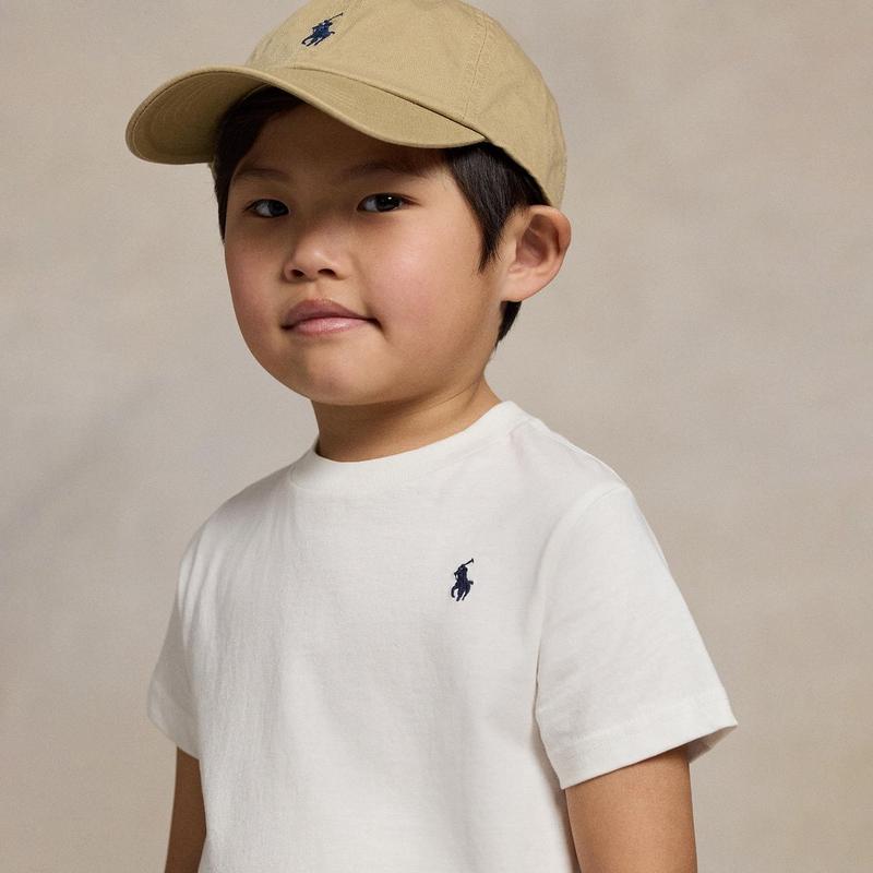 Polo Ralph Lauren T-shirt &agrave; col ras du cou en jersey de coton pour gar&ccedil;ons [2-7]
