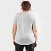 Women s Ribbed Side V-Neck T-Shirt  Plus Size 