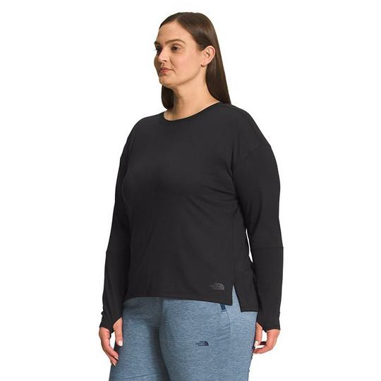 The North Face Women s Dawndream Long Sleeve T Shirt Plus Size Tnf Black Size 2X