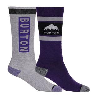 Burton Chaussettes interm&eacute;diaires Weekend pour juniors (deux paires)