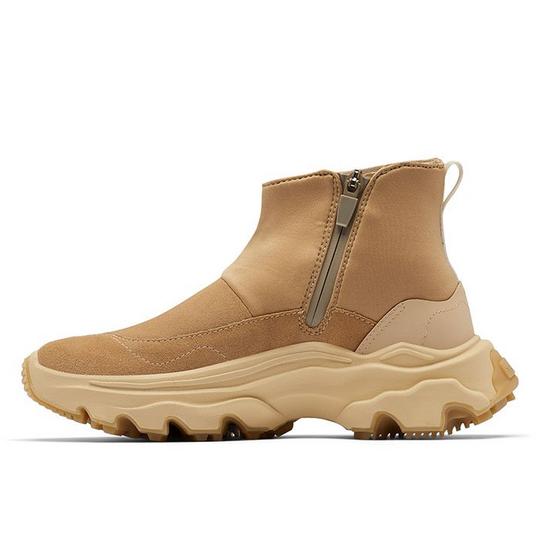 Leather sneaker boots womens sales