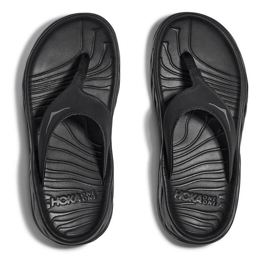 HOKA ORA RECOVERY FLIP サンダル ブラック Women's Ora Recovery Flip Flop Sandal | HOKA | Sporting Life Online